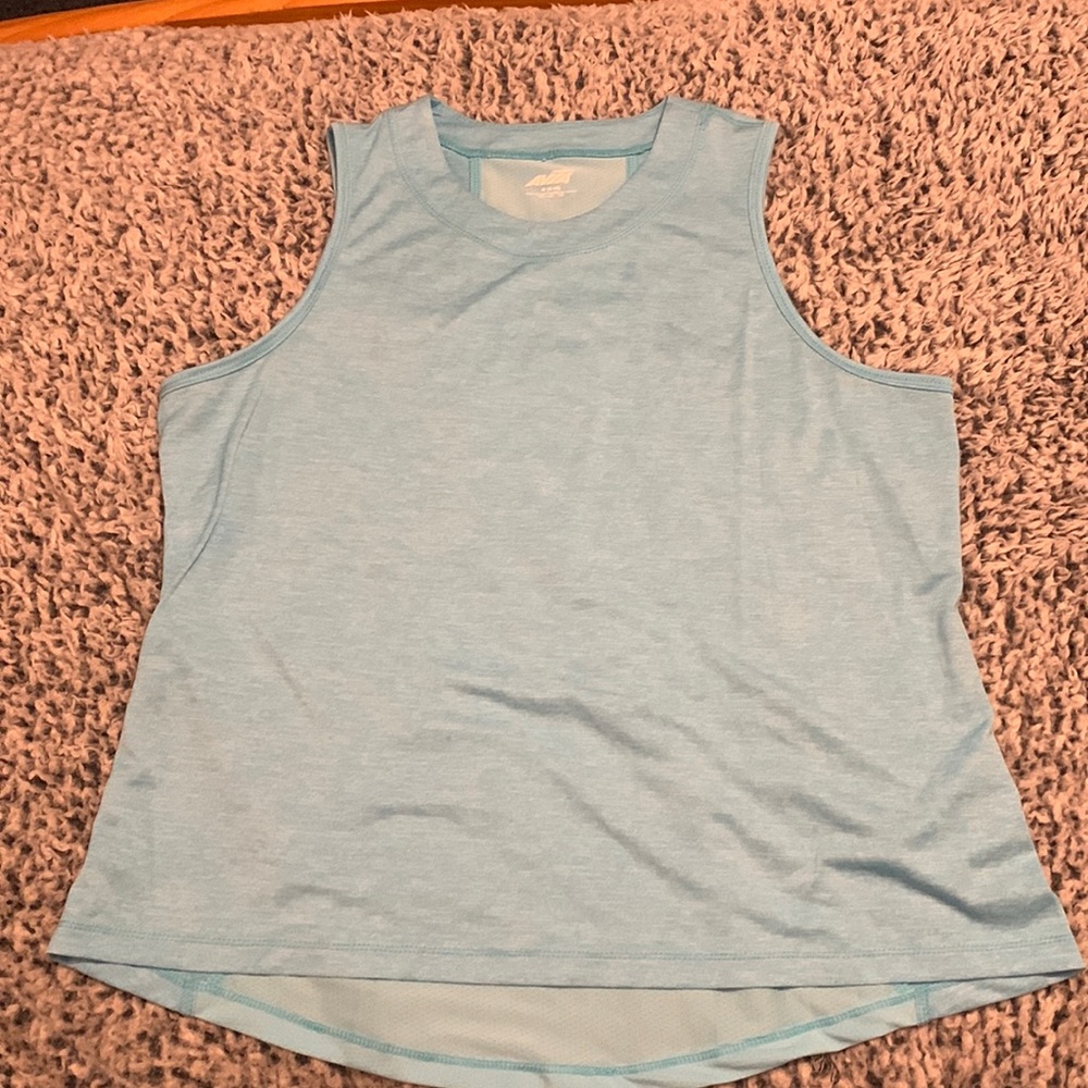 Avia active tank, baby blue, size M (8-10)